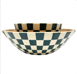 Wholesale Price Modern Bowl Salad Serving <b>Green</b> and White Pattern Enamel Large Fruits Storage Bowl for Kitchen Home Hotel Use - Product Image 6