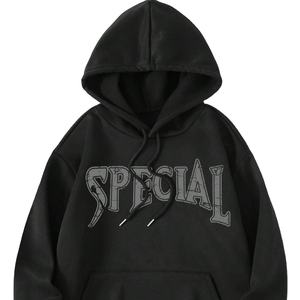 เสื้อสวมหัวมีฮู้ดแบบสวมหัวคอตตอน100% ของผู้ชายเสื้อวอร์มขนแกะสวมใส่สบายปกเสื้อพิมพ์ลายดิจิตอลโลโก้ตามสั่งสำหรับฤดูหนาว - Product Image 1