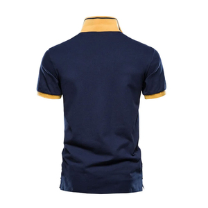 เสื้อโปโลชาย ฤดูใบไม้ผลิและฤดูใบไม้ร่วง เสื้อโปโลแขนสั้นลำลองสำหรับผู้ชายวัยกลางคน ขายดี - Product Image 2