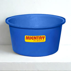 Tanque Redondo de Plástico al por Mayor, Varios Tamaños para Acuicultura, Teñido y Almacenamiento, Barril de Plástico Resistente OEM 72x118x157cm - Product Image 1