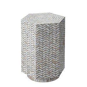 Decorative Round shape Bone Inlay MDF <b>Bed</b> side table and Wardrobes Unique design for Home office <b>bed</b> room Use - Product Image 4