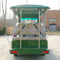 Bus touristique électrique haut de gamme à style ouvert, 30 km/h, à vendre avec batterie fiable