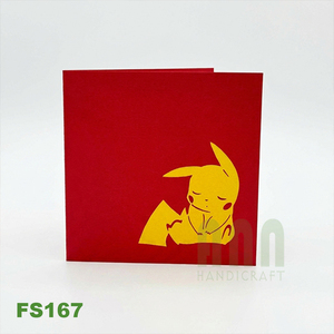 Tarjeta de Felicitación 3D Pop-up, Regalo, Arte del Personaje Pokémon Pikachu, Tarjetas de Invitación, Recuerdo, Impresión Offset, Nuevo Diseño, Artesanía - Product Image 6