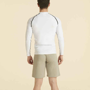 OEM Hombres Durable personalizado Hombres Rash Guard Fabricante para MMA y Lucha Logotipo personalizable y servicio OEM - Product Image 4