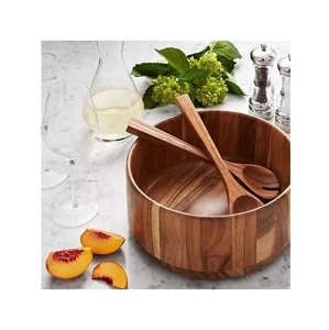 Sustainable Wooden Fruit Bowl Designed for Kitchen Counter Display Everyday Use and Farmhouse Home <b>Beauty</b> - Product Image 6
