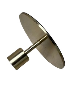 Portavelas de Metal moderno de alta calidad, decoración de Hotel de lujo hecha a mano, revestimiento en polvo mejor acabado, fabricación de velas de Navidad - Product Image 2