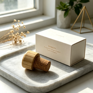 Bouchon de bouteille de vin en bois en forme de T avec bouchon en liège pour whisky, rhum, brandy, spiritueux, liqueurs, fermeture de bouteille en bois personnalisée - Product Image 2
