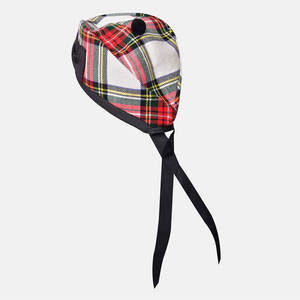 Gorra Glengarry Personalizada 2026 con Banda de Tartán Stewart Auténtica y Diseño Clásico de Corona Plana - Product Image 4