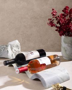 Elegant quality marble wine holder customise shape and customise size home party decoration marble material <b>bar</b> used and other - Product Image 5