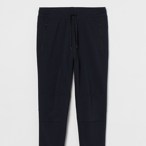 Pantalon de jogging athlétique d'hiver pour homme 100 % coton, séchage rapide, taille élastique avec cordon de serrage, poches latérales, pantalon de survêtement doux - Product Image 1