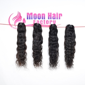 Extensiones de Cabello Humano Ondulado de Lujo, Cabello Virgen Remy, Color Negro Natural, Suave, Voluminoso, Doble Trama, Suministro de Cabello Premium para Salón - Product Image 5