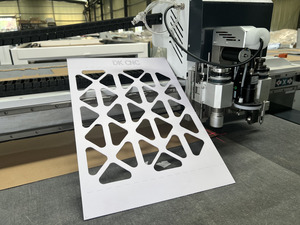 <span class=keywords><strong>Machine</strong></span> de découpe d'échantillon de boîte de carton de prix usine <span class=keywords><strong>Machine</strong></span> de découpe et de rainage d'impression vibrante - Product Image 6