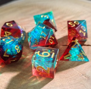 Dés en résine prêts à l'emploi, livraison rapide, dés polyédriques en résine pour jeux de rôle professionnels, dés de jeu en gros pour fournitures de jeux de table - Product Image 3