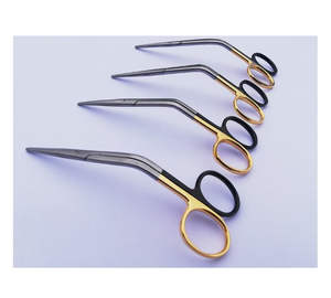 Ciseaux chirurgicaux dentaires dorsaux professionnels de haute qualité, pointe affûtée, 14 cm, en acier inoxydable, instruments chirurgicaux CE - Product Image 1