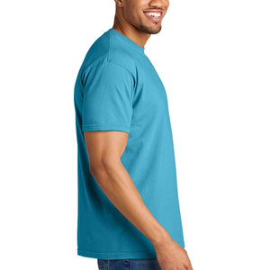 T-shirts pour hommes à col rond en coton lourd de haute qualité avec logo personnalisé, 100% coton, pas cher, 52% coton 48% polyester, design sur mesure - Product Image 2