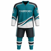 Uniforme de hockey sur glace personnalisé de haute qualité, nouveau style, différents designs, broderie personnalisée / Fabricants professionnels d'uniformes de hockey sur glace