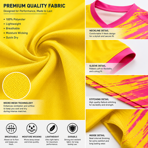 Ensemble de maillots de football personnalisés de haute qualité pour hommes et garçons, respirant, vêtements de sport d'équipe, chemise à manches courtes, shorts, kit de club - Product Image 5