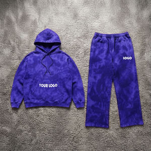 ชุดวอร์มผู้ชายแบบ Tie Dye พรีเมียม ทรงปกติ รับผลิตตามสั่ง (OEM) ขายส่งจากโรงงาน ผู้ผลิตในสหรัฐอเมริกาและยุโรป คอลเลคชั่นสตรีทแวร์แนวอเมริกัน - Product Image 2
