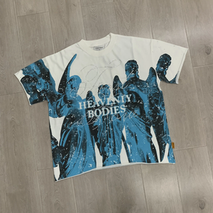 เสื้อยืดครอปประดับพลอยเทียมสำหรับผู้ชายเสื้อยืดแฟชั่นโอเวอร์ไซส์สไตล์สตรีทอเมริกัน - Product Image 1