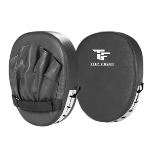 Mitaines de boxe professionnelles en cuir PU 2026 – Pads plats et incurvés pour l'entraînement MMA et les arts martiaux - Product Image 3