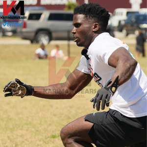 Gants de football américain de qualité professionnelle, haute adhérence, respirants, durables, confortables et ajustés - Product Image 5