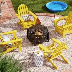 ZAHID EXPORTS Brasero de jardin de luxe fait main, chauffage extérieur décoratif, finition premium en acier inoxydable, foyer à bois - Product Image 2