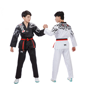 High Quality Custom Logo Karate Uniform With Embroidery New Arrival Training <b>Cheap</b> Price Custom Style Karate Uniform - Product Image 4
