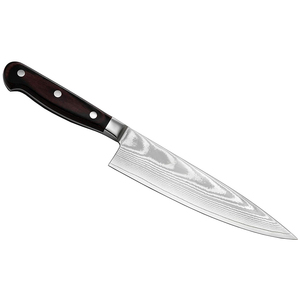 Cuchillo de cocina de acero con diseño artesanal, herramienta de corte profesional con agarre cómodo para uso culinario, cuchillo de chef de acero de Damasco. - Product Image 5