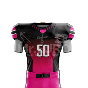 Uniforme de football américain, logo personnalisé, nom de l'équipe, numéro, technologie d'impression par sublimation, 100% polyester, antibactérien, unisexe, short - Product Image 4
