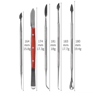 Kit d'outils dentaires manuels en acier inoxydable 10 pièces, vente chaude |   Ensemble de couteaux à sculpter en céramique pour la modelage et la sculpture de l'argile - Product Image 4