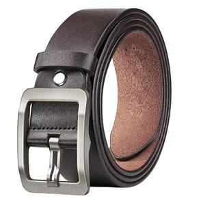 Personnalisable hommes 100% ceinture en cuir véritable classique décontracté broche pour boucle marque personnalisé décontracté classique broche pour boucle ceinture - Product Image 4