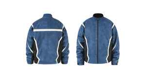 Blouson de moto en cuir pour homme, logo personnalisé, respirant, coupe-vent, manches longues, pour la conduite hivernale, course automobile, couleur personnalisée - Product Image 2