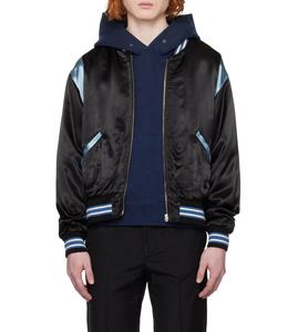 OEM personalizado de los hombres de satén chaqueta de bombardero Decoración bordado de nylon de vuelo personalizado de nylon chaqueta de bombardero para los hombres - Product Image 1