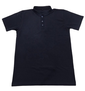 เสื้อยืดโปโลแขนสั้นสีเขียวล้วนเครื่องแบบนักเรียนออกแบบโลโก้ได้ตามต้องการ - Product Image 2