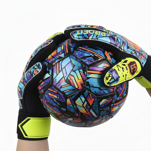 Gants de gardien de but en cuir respirant de haute qualité pour adultes et adolescents, antidérapants, protection pour le football, utilisation en extérieur - Product Image 1