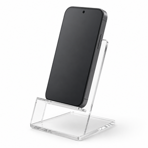 Support de téléphone portable en acrylique transparent personnalisé, support de smartphone transparent, support de téléphone portable de bureau, support de tablette - Product Image 3