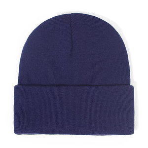 Gorro Color Crema 100% Acrílico Tejido a Máquina Diseño Sólido Talla Adulto 56-58CM Unisex Casual Gorro de Invierno - Product Image 3