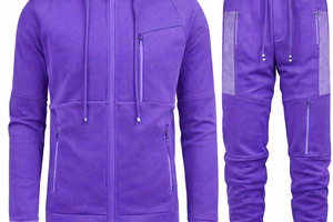 Chándal Deportivo Transpirable de Primera Calidad para Hombre, con Cierre, Informal de Invierno, 100% Algodón, Ecológico, Diseño Ligero para Actividades Deportivas - Product Image 6