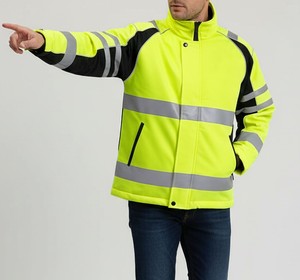 Chaqueta de Seguridad Reflectante OEM ODM, Ropa de Trabajo Protectora de Alta Visibilidad para Personal de Logística y Almacén - Product Image 4