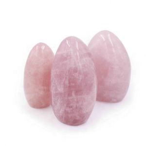 Piedras curativas pulidas de forma libre de cuarzo rosa de alta calidad al por mayor para decoración de amor iluminación espiritual bienestar - Product Image 1