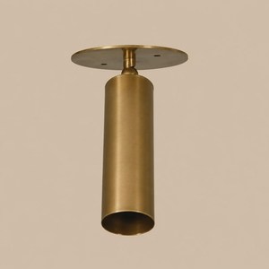 Minimalist Brass Cylinder Ceiling Mount <b>Light</b> Fixture For Living Room Indoor Home Decor Durable Design - Product Image 2