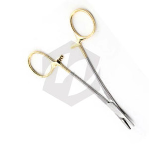 Premium Derf Needle Holder <b>Tungsten</b> Carbide Jaws Surgical Grade Medic Instruments Micro Needle Holder Suturing 5" Length Dental - Product Image 3
