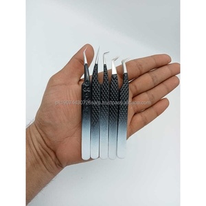 Eyelash Tweezers Stainless Steel Straight Tip Lash Tweezers Beauty Salon <b>Tool</b> for Eyelash Extensions for Lash Technicians - Product Image 3
