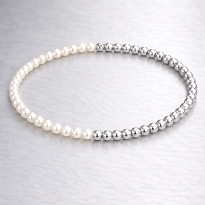 ของที่ระลึก ของขวัญ กำไลข้อมือโลหะเงินประดับลูกปัดสั่งทำจำนวนมาก - Product Image 1