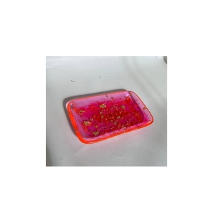Jabonera de Concha Marina para Ducha, Artesanía India, Color Personalizado Disponible, Jabonera de Resina, Forma Rectangular - Product Image 1