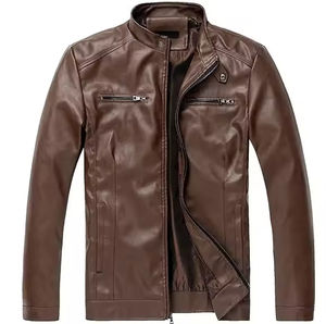 Chaqueta de Cuero para Hombre, Diseño Moderno, Nueva Colección, Chaqueta de Motociclista, Cuero Vacuno de Primera Calidad, Ropa Urbana - Product Image 1