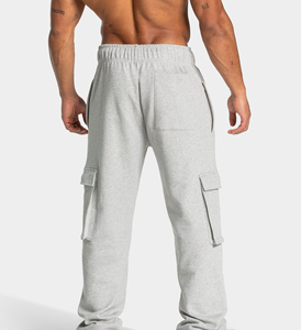 Plain Blank Sweat <b>Pants</b> Jogger Heavy Weight Cut Sew Thick Cotton Heavyweight Men Sweatpants Stock - Product Image 5