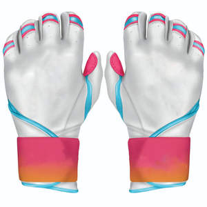 Gants de frappe de baseball en cuir de vachette Cabretta de haute qualité, professionnels, personnalisables, légers, à manchette longue, avec une forte adhérence - Product Image 3