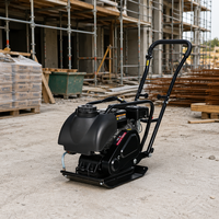 Compacteur à plaque vibrante autoporté BISON (CHINE) 75 kg, alimentation essence
