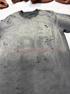 Camiseta Casual de Última Moda con Lavado Ácido para Hombre, Talla Grande, Algodón, Múltiples Colores, Estilo Vintage, Camisetas con Lavado Ácido de la Mejor Calidad - Product Image 4